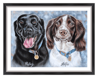 group pet portraits by Irisha