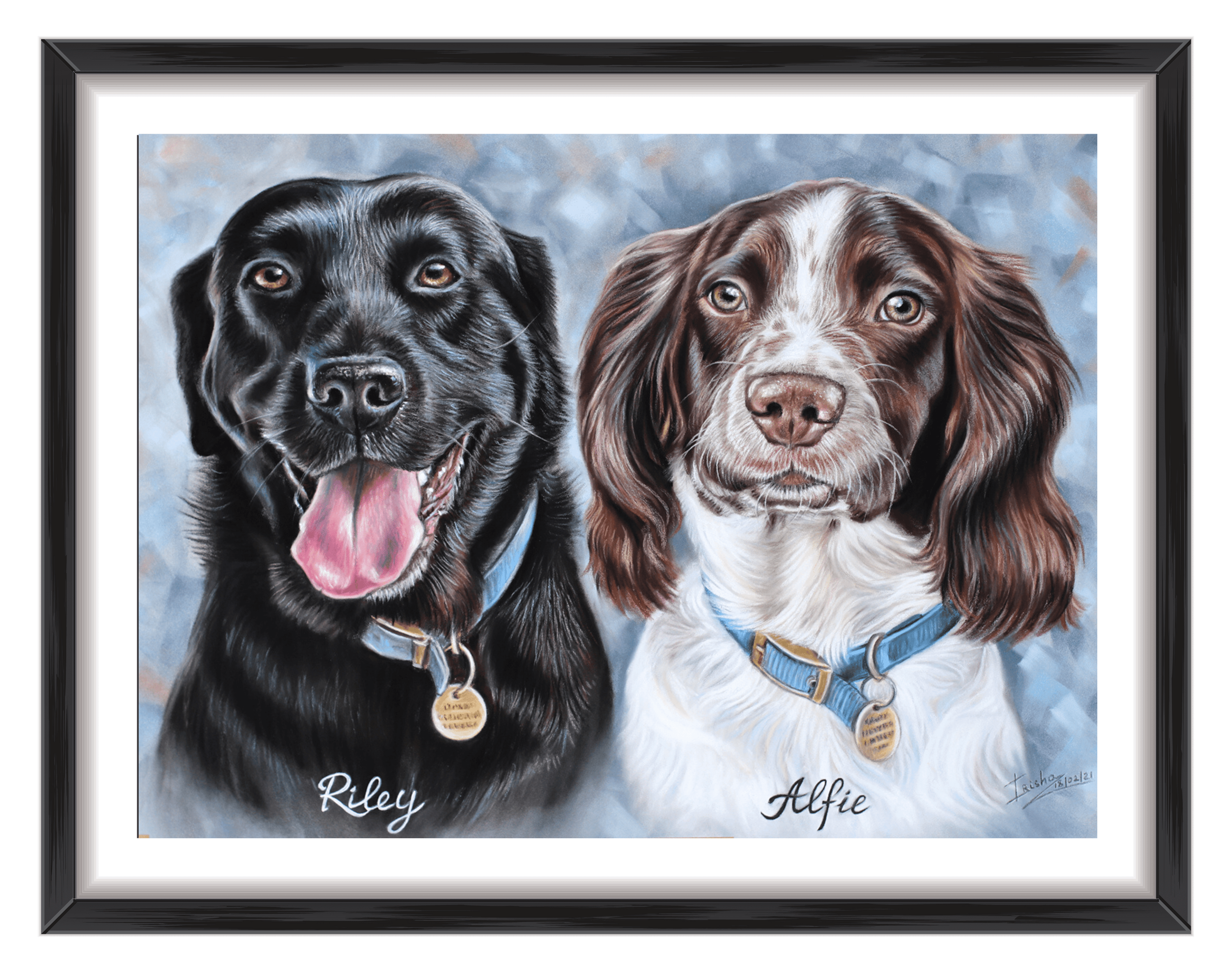 group pet portraits by Irisha