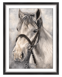 horse custom portrait commission