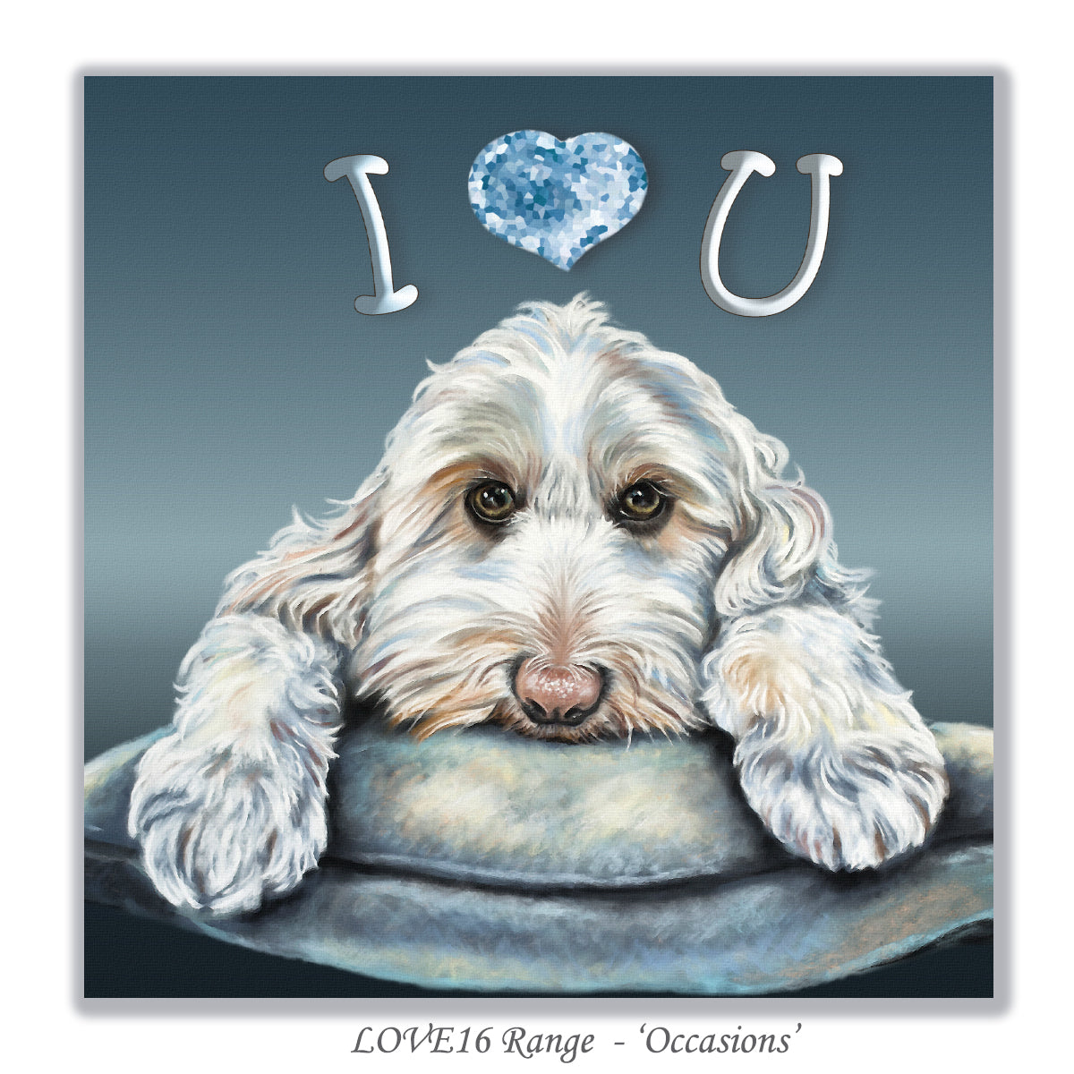 dog valentine card