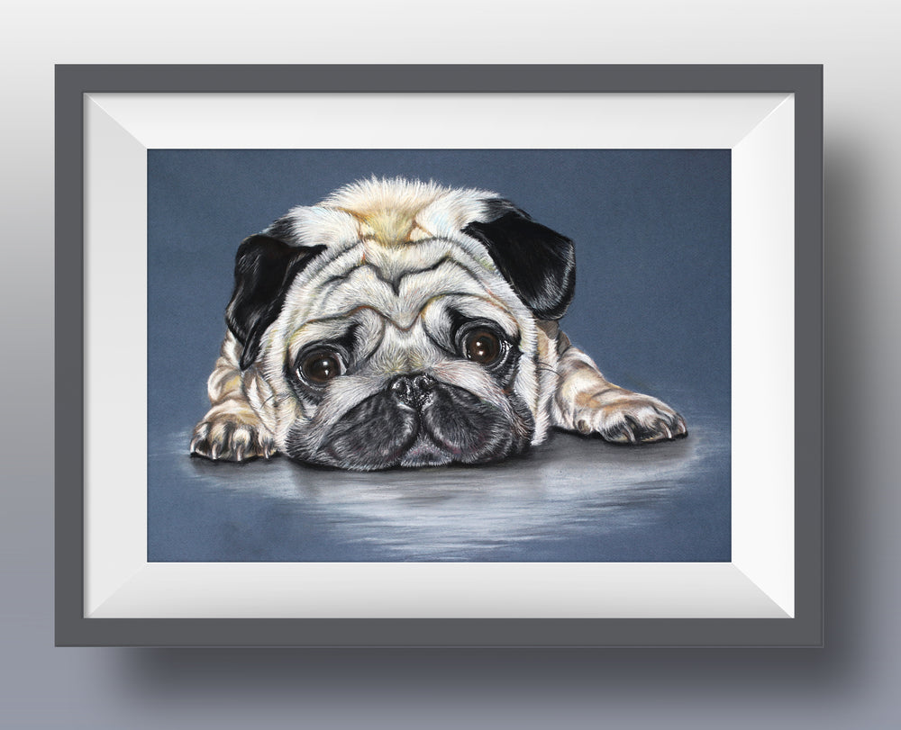 pug wall art