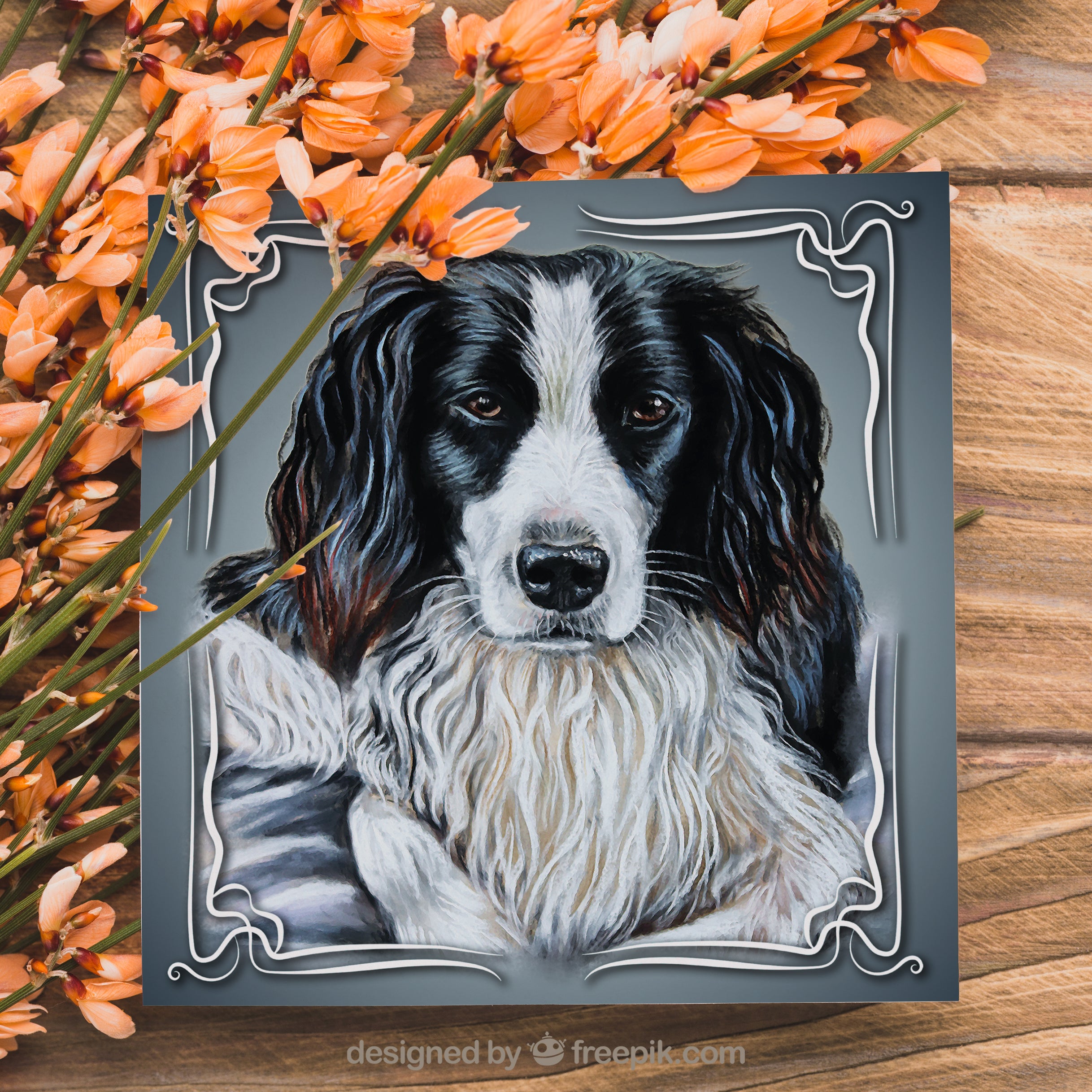 greeting card springer spaniel