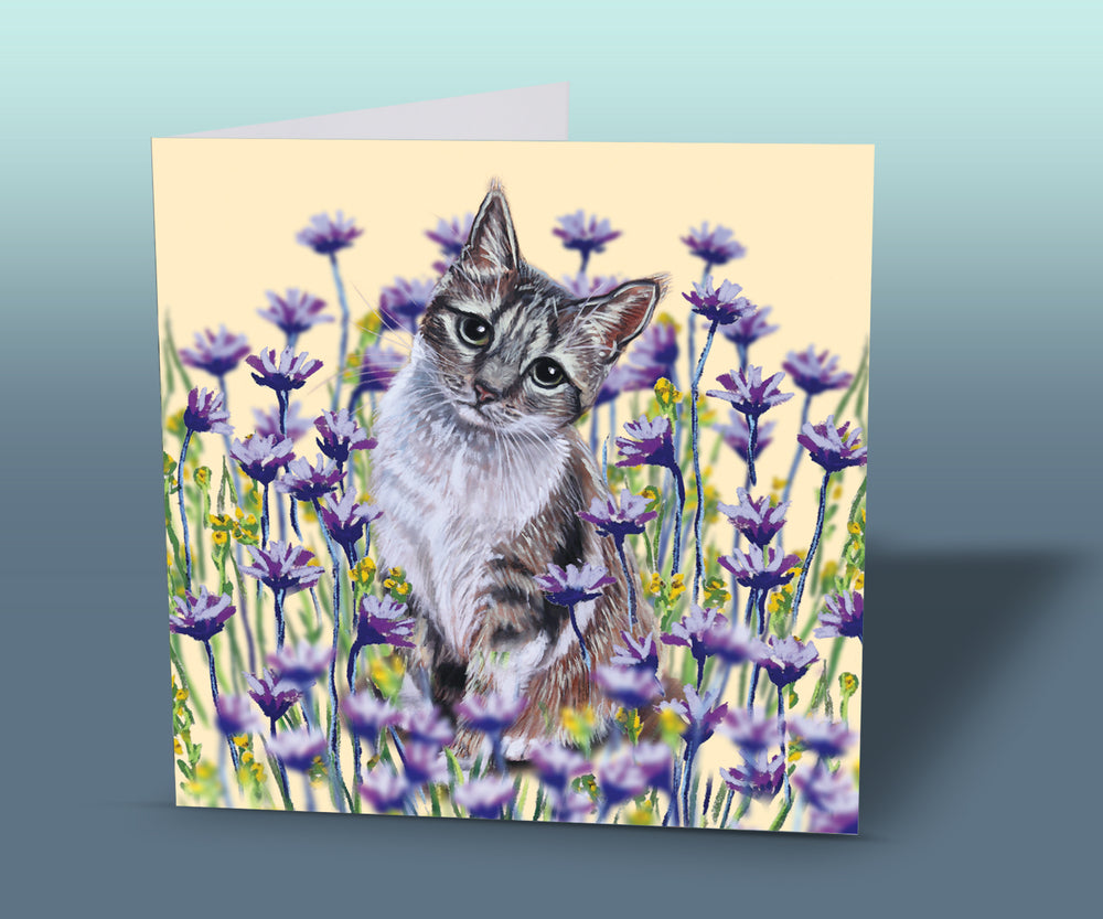 tabby cat card