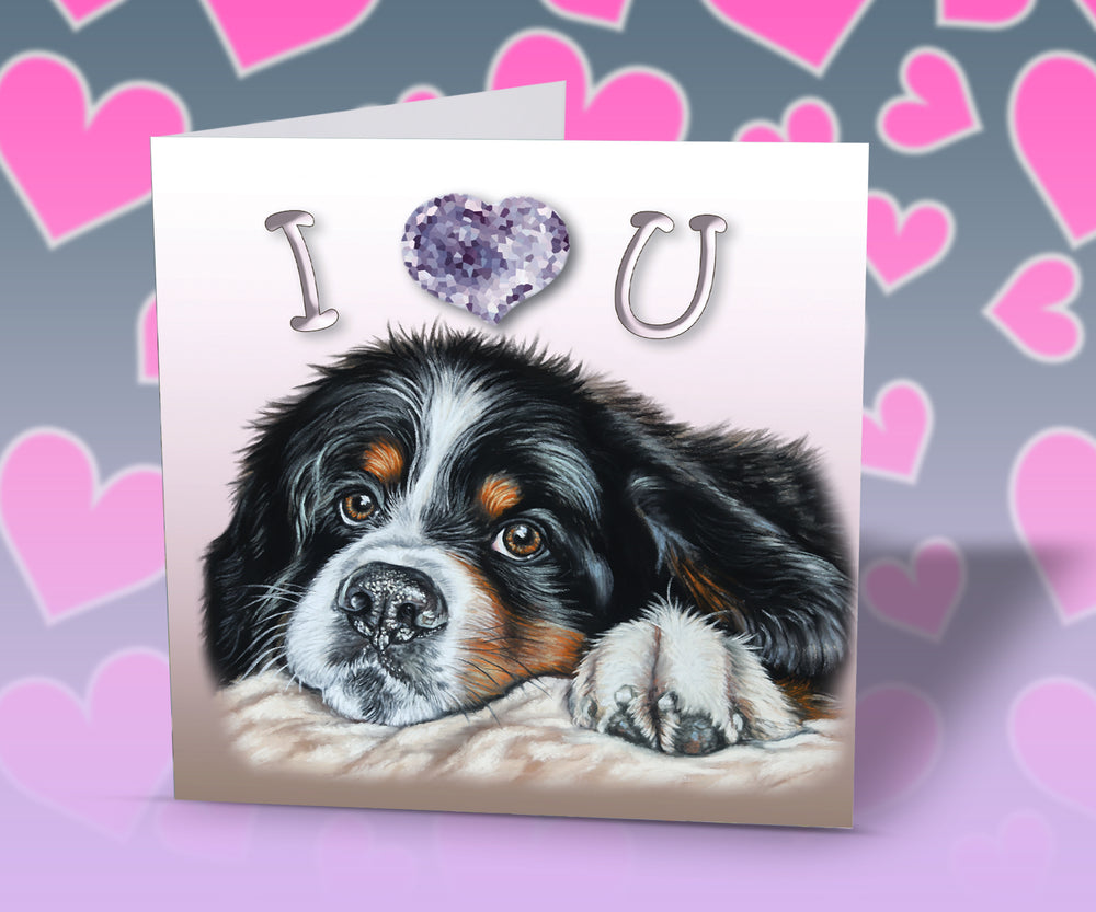 Bernese Mountain Dog Valentines 