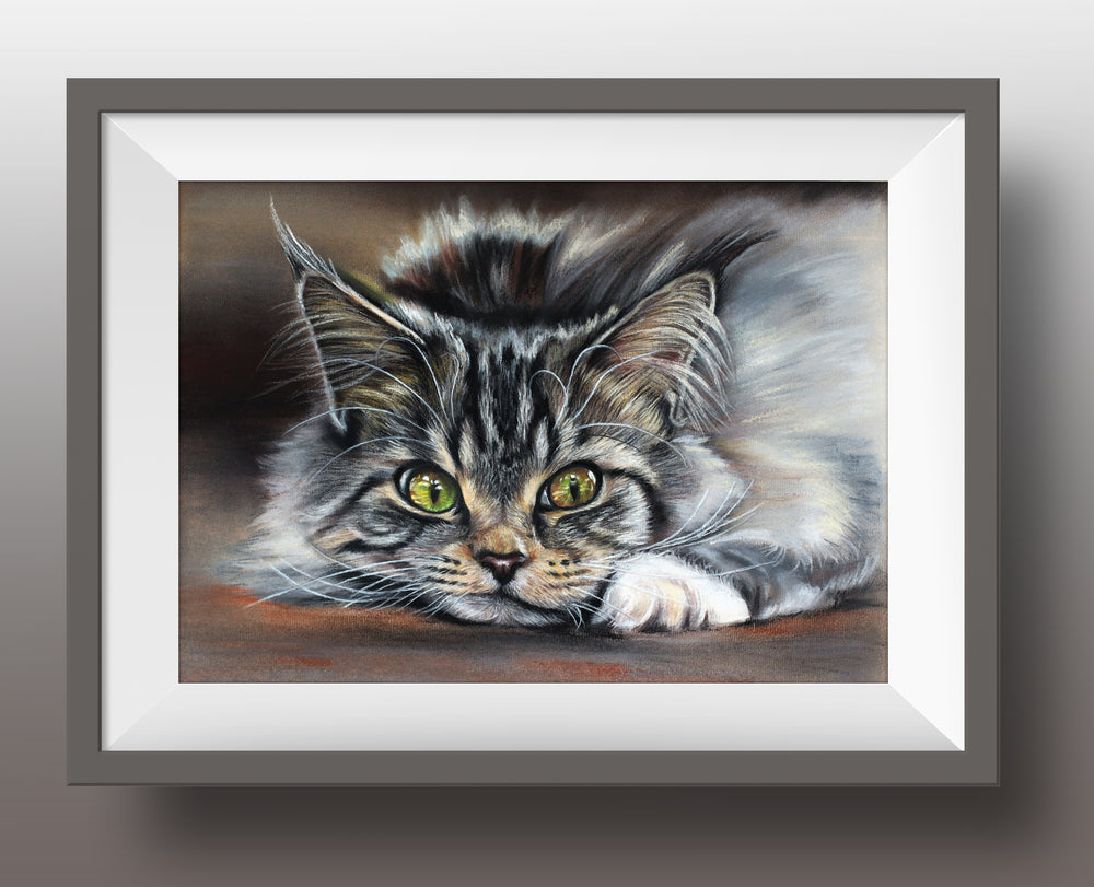 siberian cat fine art print