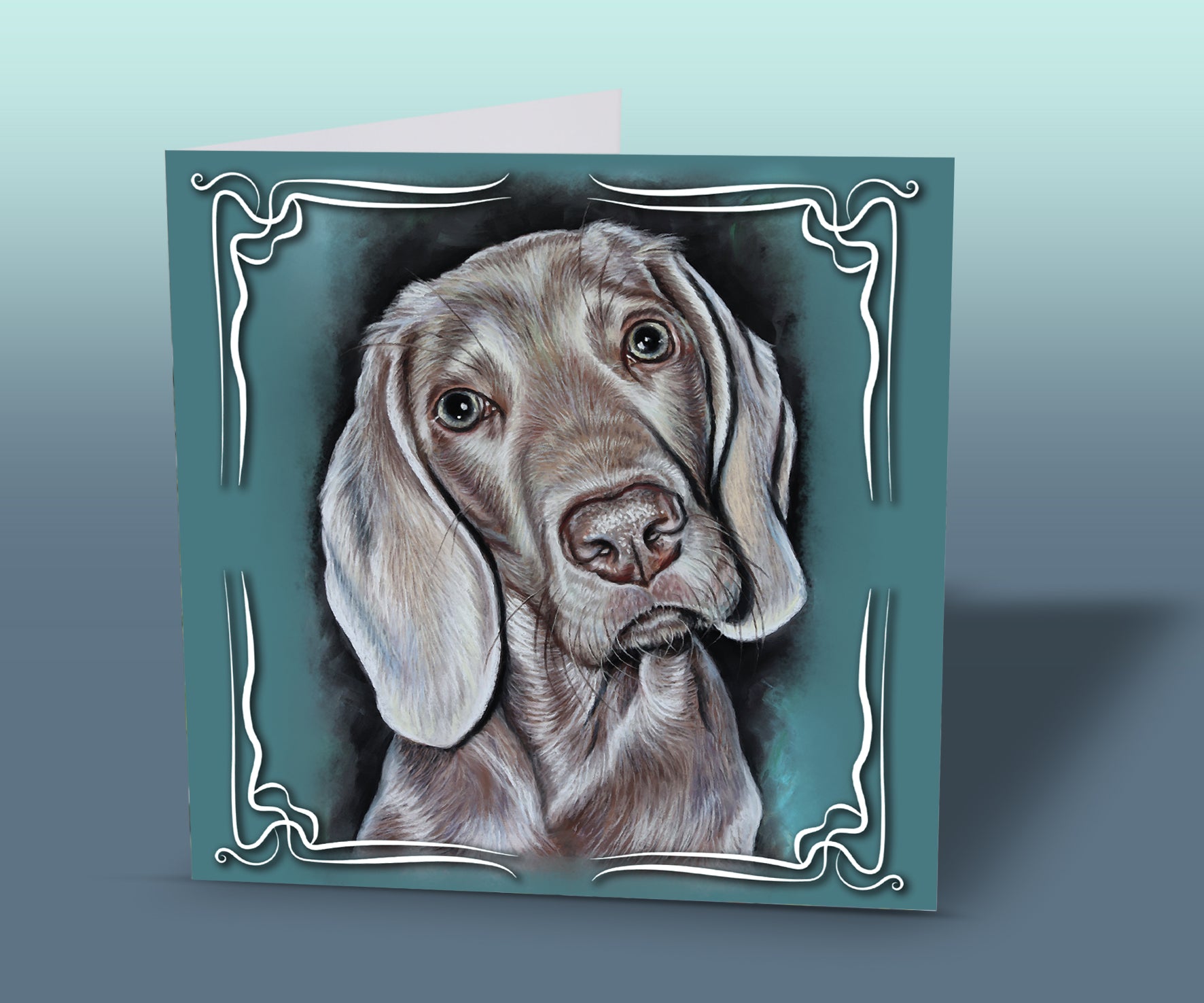 card weimaraner